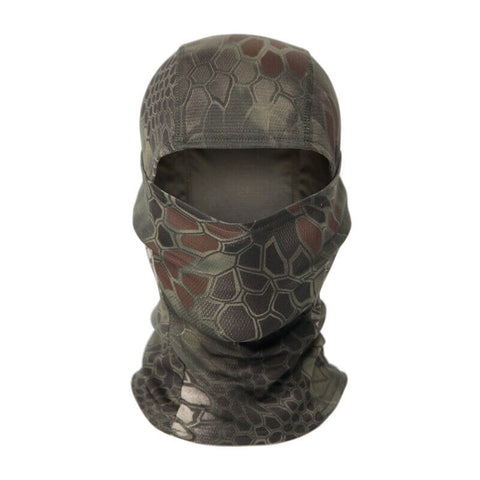 Camo Balaclava Face Mask - UV Protection, Lightweight, Durable, and Breathable for Skiing, Tactical Use, and Outdoor Activities