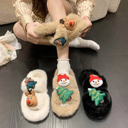 Women's Fashion Casual Christmas Cotton Slippers