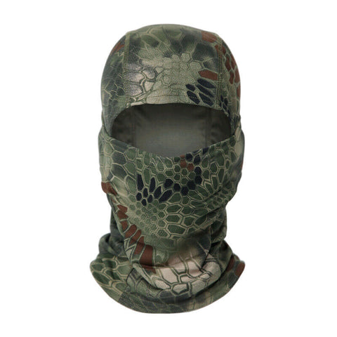 Camo Balaclava Face Mask - UV Protection, Lightweight, Durable, and Breathable for Skiing, Tactical Use, and Outdoor Activities