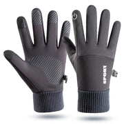 Winter Warm Full Fingers Waterproof Wind Proof Cycling Outdoor Sports Running Motorcycle Ski Touch Screen Fleece Gloves