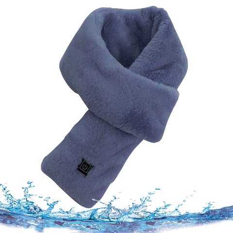 USB Rechargeable Electric Heating Scarf - Adjustable 3-Temperature Levels, Washable Winter Neck Cover