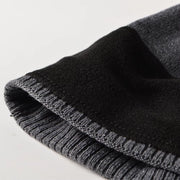 Men’s Winter Fleece Beanie - Soft, Warm, Windproof Knitted Hat for Outdoor Activities & Skiing