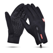 Thermal windproof waterproof winter gloves with touchscreen compatibility, providing warmth and comfort for men and women in cold-weather activities