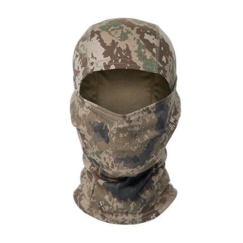 Camo Balaclava Face Mask - UV Protection, Lightweight, Durable, and Breathable for Skiing, Tactical Use, and Outdoor Activities