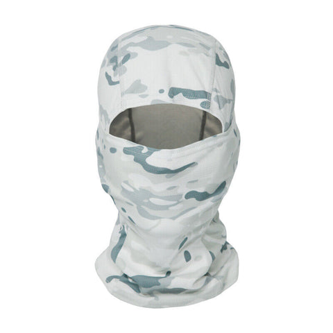 Camo Balaclava Face Mask - UV Protection, Lightweight, Durable, and Breathable for Skiing, Tactical Use, and Outdoor Activities