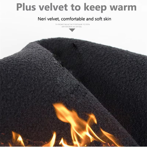 Winter Warm Full Fingers Waterproof Wind Proof Cycling Outdoor Sports Running Motorcycle Ski Touch Screen Fleece Gloves