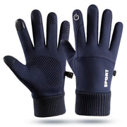 Winter Warm Full Fingers Waterproof Wind Proof Cycling Outdoor Sports Running Motorcycle Ski Touch Screen Fleece Gloves