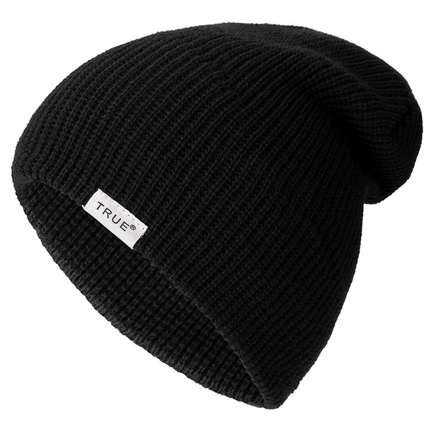 Unisex Knitted Winter Beanie - Solid Hip-Hop Style, 11 Colors with Letter Design for Men, Women, Boys & Girls