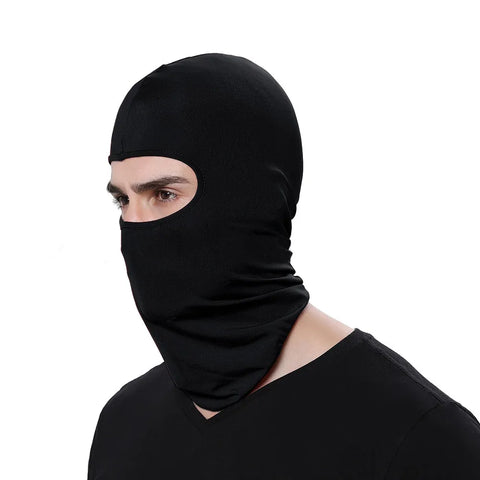 All-Season Fleece Motorcycle Face Mask - Waterproof, Windproof, Anti-Dust Full Face Cover & Balaclava for Summer/Winter