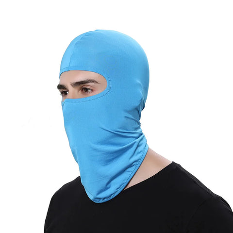 All-Season Fleece Motorcycle Face Mask - Waterproof, Windproof, Anti-Dust Full Face Cover & Balaclava for Summer/Winter