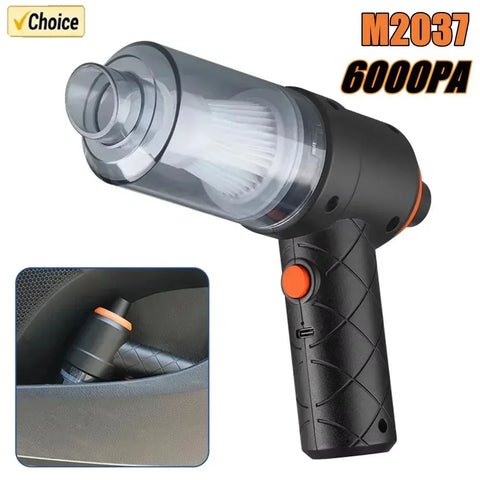 Wireless Handheld Car Vacuum Cleaner - Portable, Strong Suction Dust Collector for Home & Vehicle Cleaning