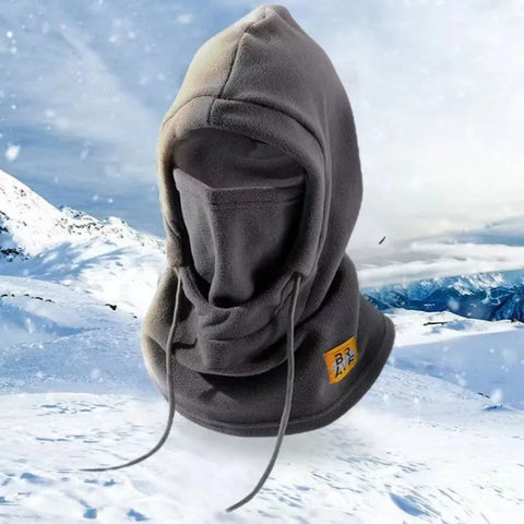 3-in-1 Winter Warm Hat with Mask & Neck Warmer - Windproof Balaclava for Men & Women, Perfect for Cycling & Cold Weather Protection