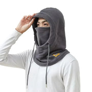 3-in-1 Winter Warm Hat with Mask & Neck Warmer - Windproof Balaclava for Men & Women, Perfect for Cycling & Cold Weather Protection