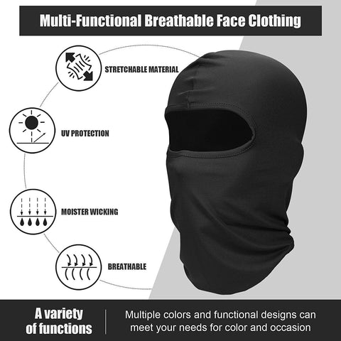 Camo Balaclava Face Mask - UV Protection, Lightweight, Durable, and Breathable for Skiing, Tactical Use, and Outdoor Activities