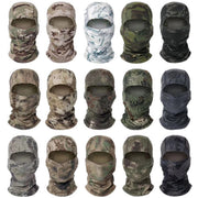 Camo Balaclava Face Mask - UV Protection, Lightweight, Durable, and Breathable for Skiing, Tactical Use, and Outdoor Activities