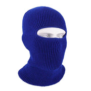 2-in-1 Winter Knitted Beanie with Mask - Trendy Full-Face Balaclava Hat for Men, Tactical Ski Cap with Earmuffs