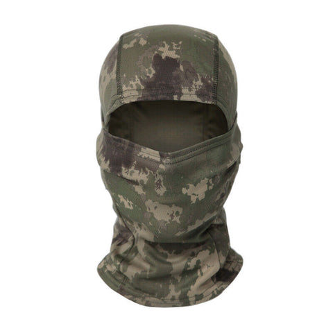 Camo Balaclava Face Mask - UV Protection, Lightweight, Durable, and Breathable for Skiing, Tactical Use, and Outdoor Activities