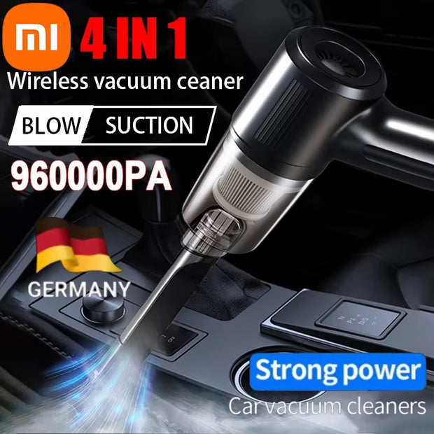 Xiaomi Wireless Car Vacuum Cleaner Multifunctional Mini Portable High-Power Suction and Blowing Integrated Cleaning Appliance