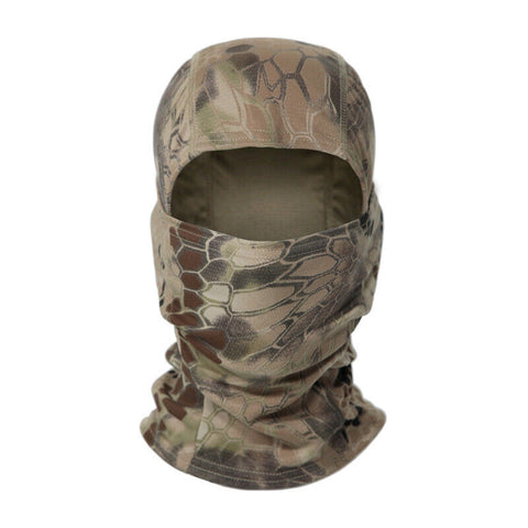 Camo Balaclava Face Mask - UV Protection, Lightweight, Durable, and Breathable for Skiing, Tactical Use, and Outdoor Activities