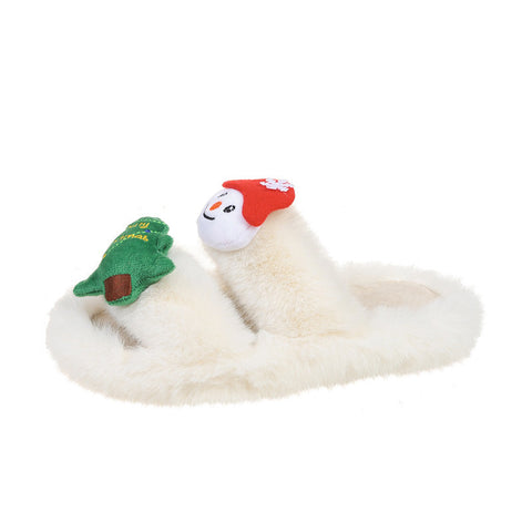 Women's Fashion Casual Christmas Cotton Slippers