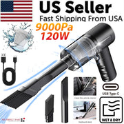 120W Portable Cordless Handheld Vacuum Cleaner for Home and Car